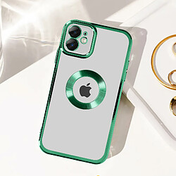 Avizar Coque iPhone 12 Paillette Vert pas cher