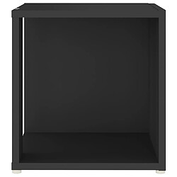 Acheter vidaXL Table d'appoint Noir 33x33x34,5 cm Aggloméré