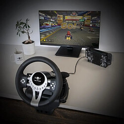 Volant et pédales de jeu Vidéo Race Pro Wheel 2 compatible Xbox Séries X|S PS4 PS3 SWITCH PC SPIRIT OF GAMER + CASQUE GAMER S GAMER