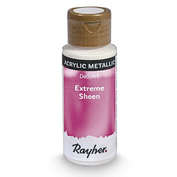 Rayher Peinture acrylique métal 59 ml - rose