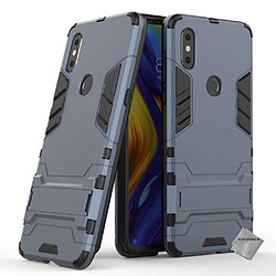 Htdmobiles Coque rigide anti choc pour Xiaomi Mi Mix 3 + film ecran - BLEU FONCE