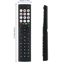 SANAG Nouveau En2T36H Telecommande De Remplacement Pour ?Hisense Smart Tv En2T36H 40E4Kt 40A4Ktuk 32E4Kt 32A4Ktuk 40A4K En2T36H(0011) Telecommande Remote Controller