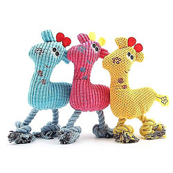 3 jouets en peluche pour animaux de compagnie