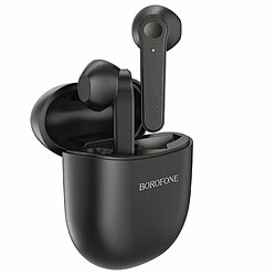 Casque Borofone BE49 TWS 5.0 BT avec commande tactile, batte longue durée de 3,5 heures. la vie Noir