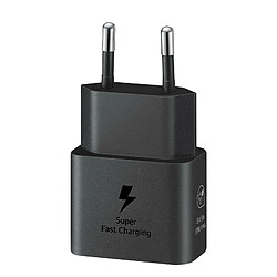 Chargeur Samsung USB-C + Câble, Noir