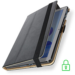 Avizar Étui folio pour Honor Pad X8 Lite et X8 Porte cartes Support effet satiné Noir pas cher