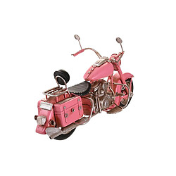 Figurine Décorative DKD Home Decor Rose Métal Moto Vert Jaune Vintage (28 x 10 x 16 cm) (3 Unités)