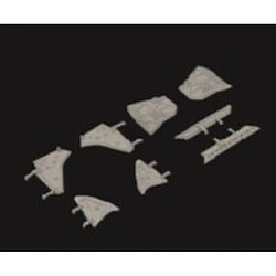 MiG-19 wheel well doors for Eduard/Trumpeter - 1:48e - Eduard Accessories