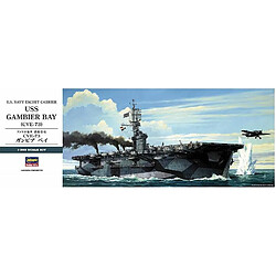 Hasegawa Maquette Bateau U.s. Navy Escort Carrier Uss Gambier Bay (cve-73)