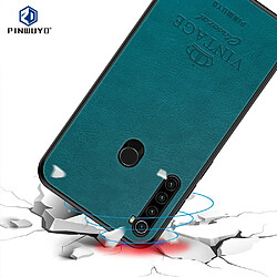 Coque en TPU + PU bleu pour votre Xiaomi Redmi Note 8T