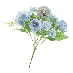 Avis 7head Faux Pivoine Fleur Artificielle Main Fleur De Mariage Décor Lac Bleu