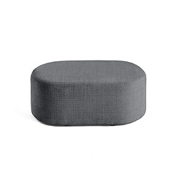 Acheter Bestmobilier Miro - pouf en velours texturé