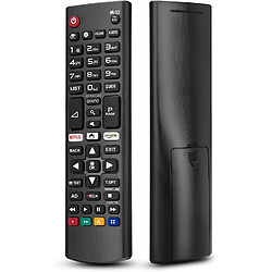 SANAG Remplacement Universel Pour Lg-Smart-Tv-Remote, Nouvelle Telecommande Infrarouge Lg Tv Akb75095308 Akb75095307 Akb74915324, Avec Boutons De Raccourci