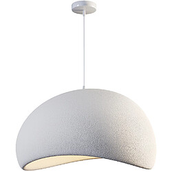 ICONIK INTERIOR Lampe Suspendue en Résine - 60CM - Astra Blanc