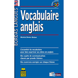 Vocabulaire anglais - Occasion