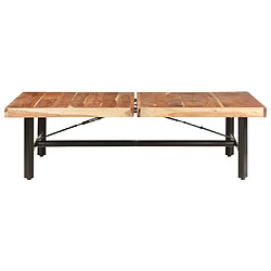 Maison Chic Table basse,Table Console Table d'appoint, Table pour salon 142x90x42 cm Bois d'acacia massif -MN29959