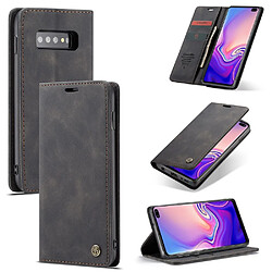 Avis Caseme Etui en PU support auto-absorbé noir pour votre Samsung Galaxy S10 Plus