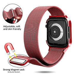 Acheter Wewoo Bracelet milanais en acier inoxydable avec boucle pour Apple Watch série 4 44 mm