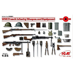 Icm Wwi French Infantry Weapon And Equipment - Accessoire Maquette