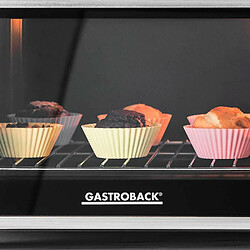 Acheter GASTROBACK 42814 Design Bake & Grill, mini four, 1500 W, argenté/noir