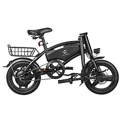 Avis None Vélo électrique pliable LAIFOOK Dolphin, moteur 250 W, batterie 36 V 7,8 Ah, pneu 14 pouces, vitesse maximale de 25 km/h, autonomie de 40 km, freins à disque, écran LCD - Noir