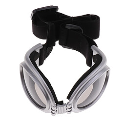 animal de compagnie chien vent lunettes de soleil lunettes de vue lunettes de protection sangle réglable argent pas cher