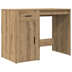 vidaXL Bureau chêne artisanal 100x49x75 cm bois d'ingénierie