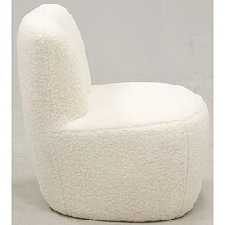 Acheter Aubry Gaspard Fauteuil pouf en polyester et bois Nuage.