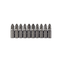 Embouts de vissage AEG - 25 mm - Acier - 10 pcs - PZ2