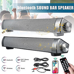 Universal Haut-parleur sans fil Bluetooth Sound Bar Super Bass Stéréo Home TV Subwoofer Enceinte Système