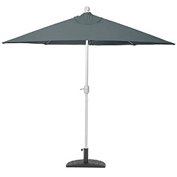 Acheter Decoshop26 Demi parasol semi-circulaire balcon terrasse UV 50+ polyester/aluminium 3kg avec une portée de 270 cm anthracite avec support 04_0003851