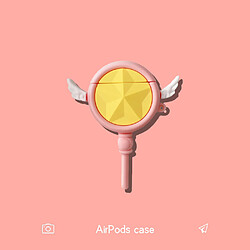 GUPBOO Airpods Coque Housse Étui Protecteur Compatible pour AirPods1/2-Le dispositif de transformation de la belle fille est mignon