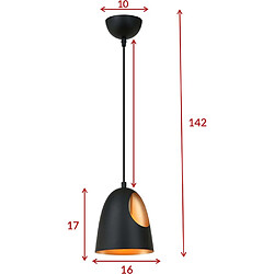 Avis Venture Home Suspension en acier Elda 16 x 17 cm.