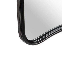 Avis BigBuy Home Miroir mural 77 x 2,5 x 98 cm Noir Métal