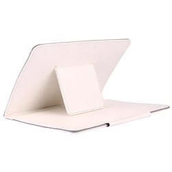 Wewoo Housse Étui blanc pour tablette PC de 7 po à rabat horizontal en cuir texturé universel Strokes avec support pas cher