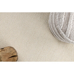 RUGSX Tapis NEPAL 2100 cercle naturel, crème - laine, double face cercle 160 cm pas cher