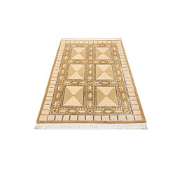 Avis Vidal Tapis de laine 150x91 brun Darya