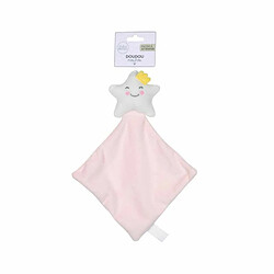 Paris Prix Doudou avec Mouchoir Étoile 18cm Rose