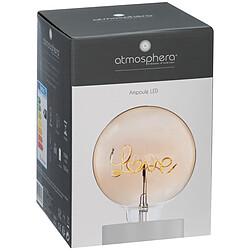 Atmosphera, Createur D'Interieur Ampoule LED mot Love ambrée E27 - ATMOSPHERA