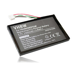 vhbw batterie remplace Navigon 761NH50371W pour système de navigation GPS (1300mAh, 3,7V, Li-polymère)