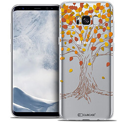 Caseink Coque Housse Etui Samsung Galaxy S8+/ Plus (G955) [Crystal Gel HD Collection Autumn 16 Design Tree - Souple - Ultra Fin - Imprimé en France]