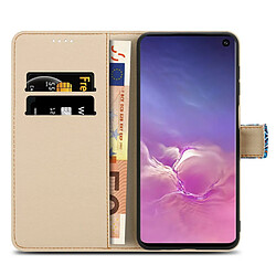 Cadorabo Etui Samsung Galaxy S10 4G Coque en Bleu pas cher