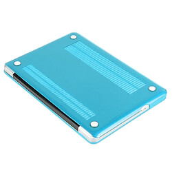 Wewoo Housse Étui bleu pour Macbook Pro 13,3 pouces Chapeau-Prince 3 en 1 Cristal dur Shell Boîtier de protection en plastique avec clavier de et prise de poussière Port pas cher