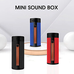 Universal Bluetooth sans fil extérieur 5.0 Subwoofer Haut-parleur Musique Haut-parleur portable Stéréo multifonctionnel stéréo haut-parleur mini boîte sonore | (bleu)