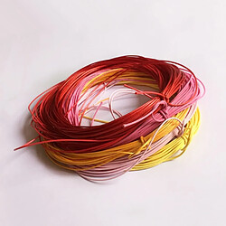 Cire De 10m Corde De Corde En Nylon Pour Bracelet Diy Neckace Décision 1mm Rose Rouge