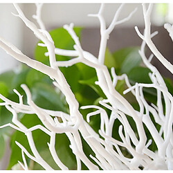 Acheter Simulation Créative Branches Artificielles Petits Arbres Branche Décor De Table Blanc