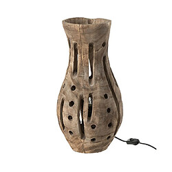 Mes Lampe ancienne 27x27x47 cm en bois de saule