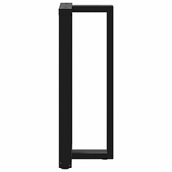 Acheter vidaXL Pieds de table de bar forme de T 2 pcs noir 40x35x(101-102) cm