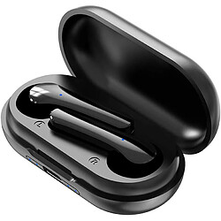 Chrono Écouteurs Bluetooth,Écouteur sans Fil avec réduction de Bruit, écouteurs Sportifs avec IPX7 Écouteurs 3D stéréo étanches,dans l'oreille Intégré HD Mic Casque Bluetooth,pour iPhone/Airpods/Samsung(Noir)