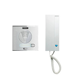 Ledkia Kit Interphone 1 Sonnette City 4+N 1/L FERMAX 4860 Blanc